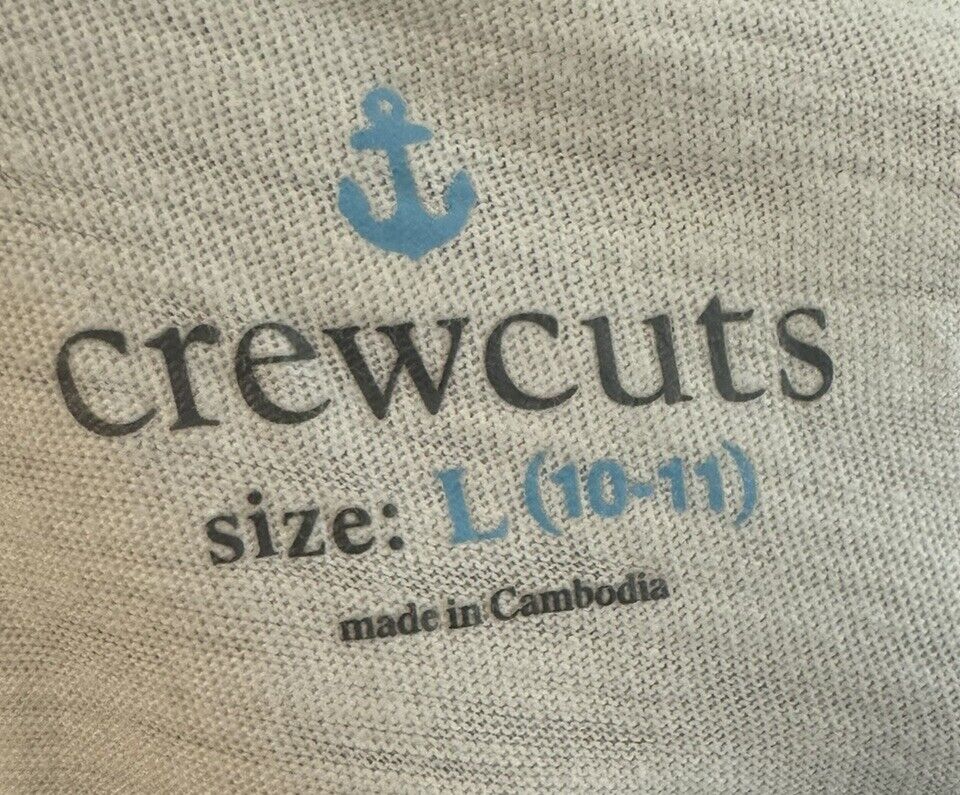 J Crew Crewcuts Trucks T Shirt Boys Size L 10/11