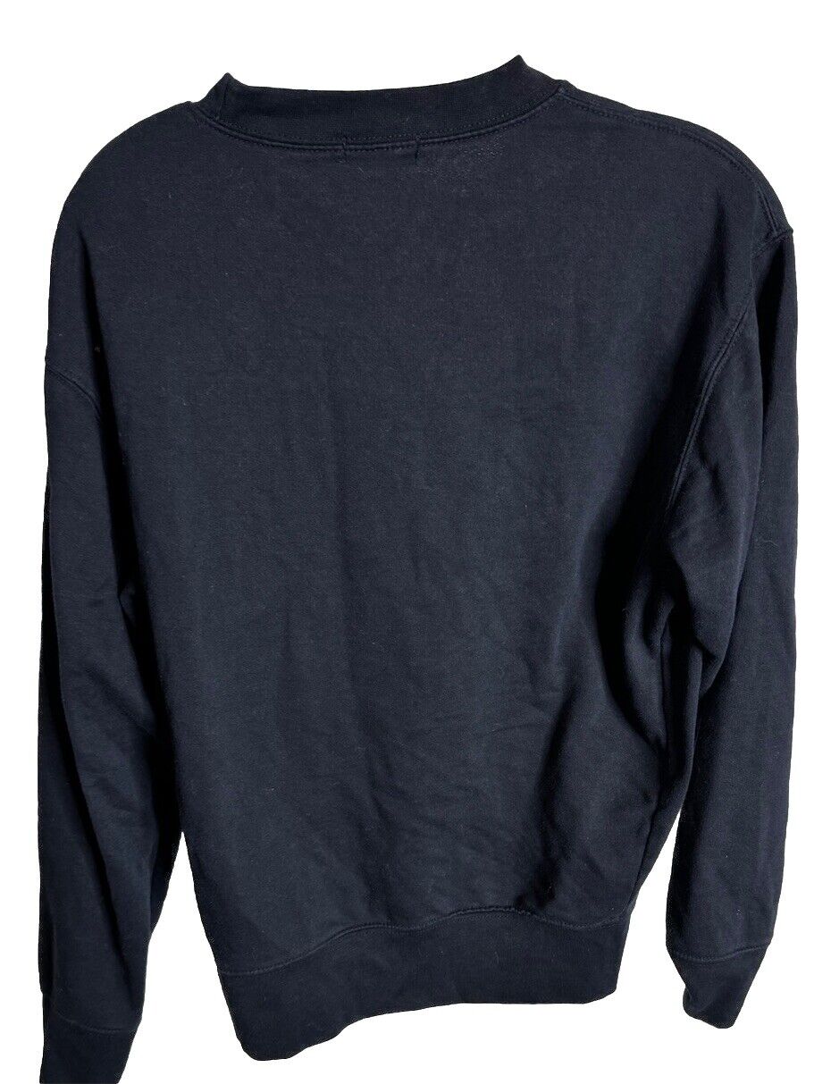 Pretty Little Thing Brooklyn Men's Dark Blue Cotton Long Sleeve Sweatshirt Sz S