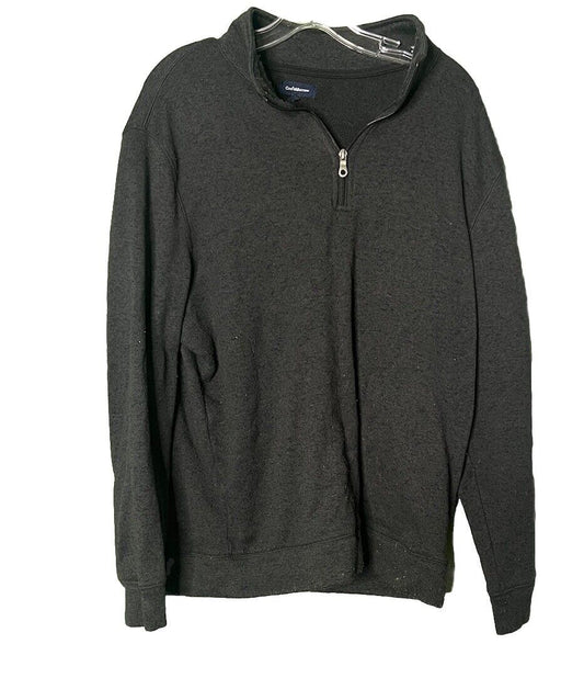 Craft And Borrow Men’s XL Sweater Pockets 1/4 Zip Outdoors