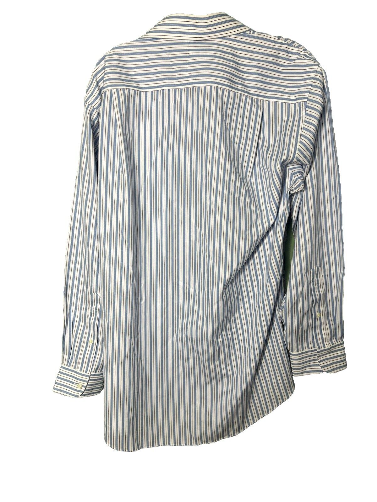 Jos A Bank Shirt Mens 16-33 White Travelers Tailored Fit Long Sleeve