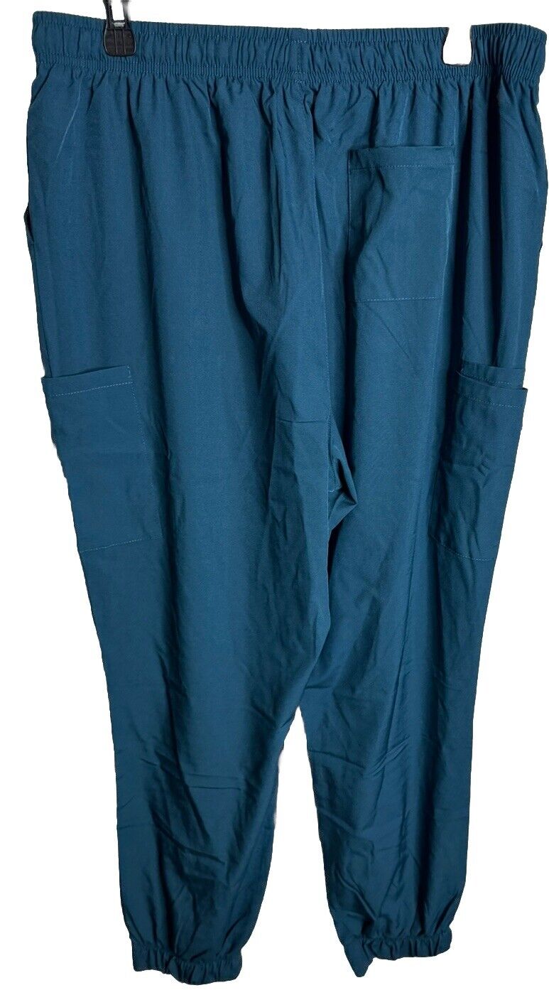 Flexxione Blue Nurse Uniform Medical Scrub Pant Size 2XL