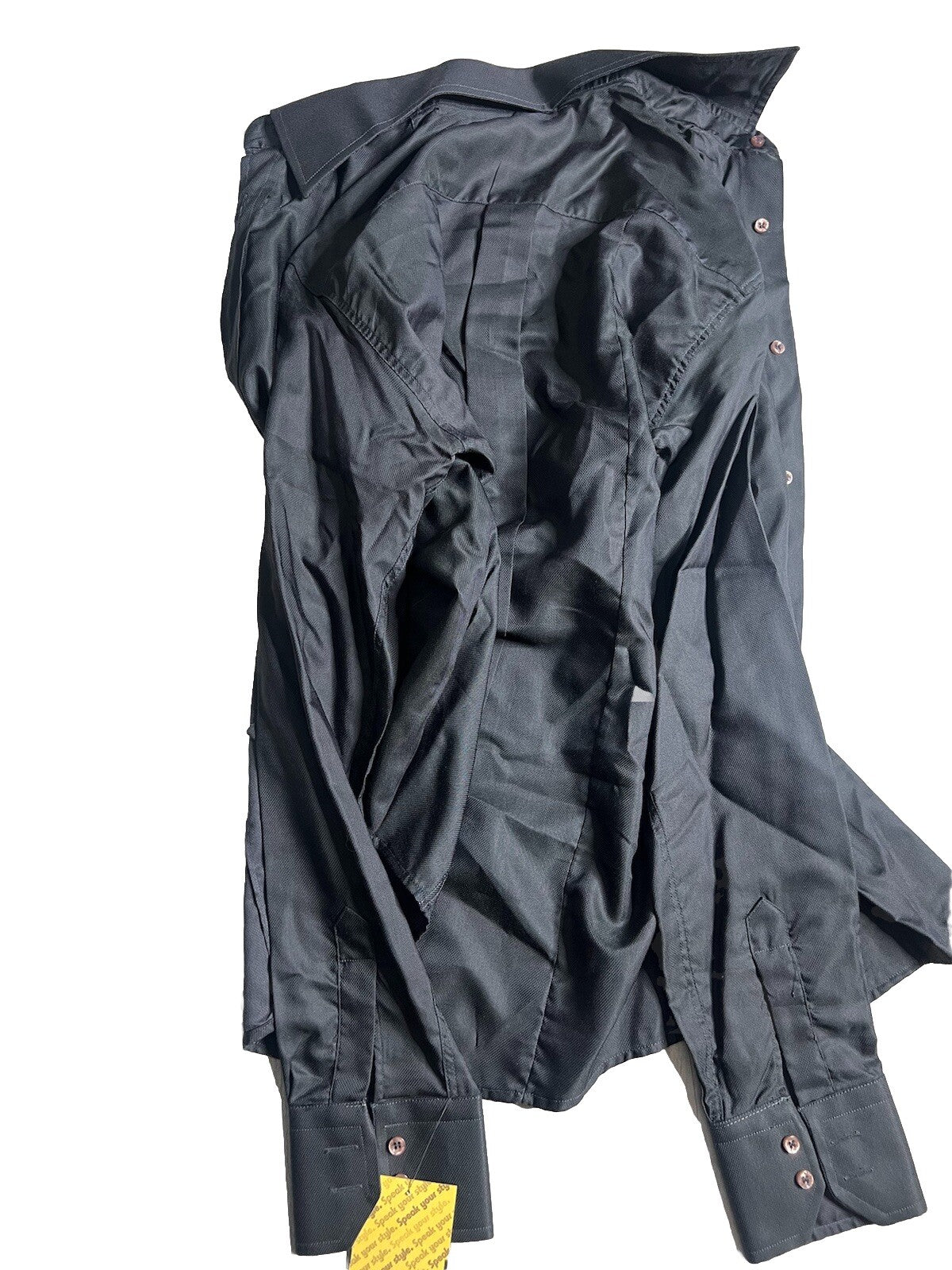 Xagon Man Men's Button Up Long Sleeve Black Size Medium