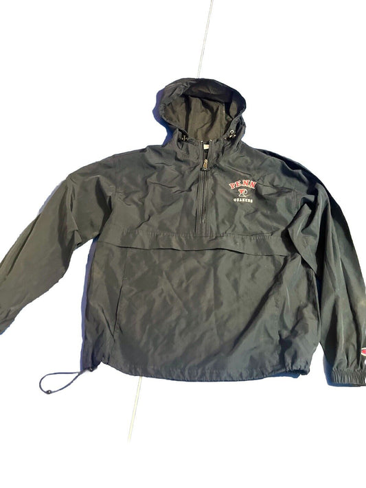 PENN STATE Quakers Windbreaker Men’s S Pullover Champion Vintage Navy Blue