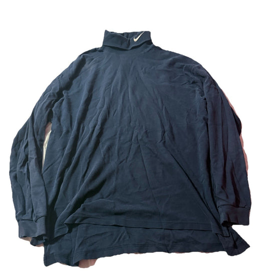 Nike Men XL Navy Blue Turtleneck Long Sleeve