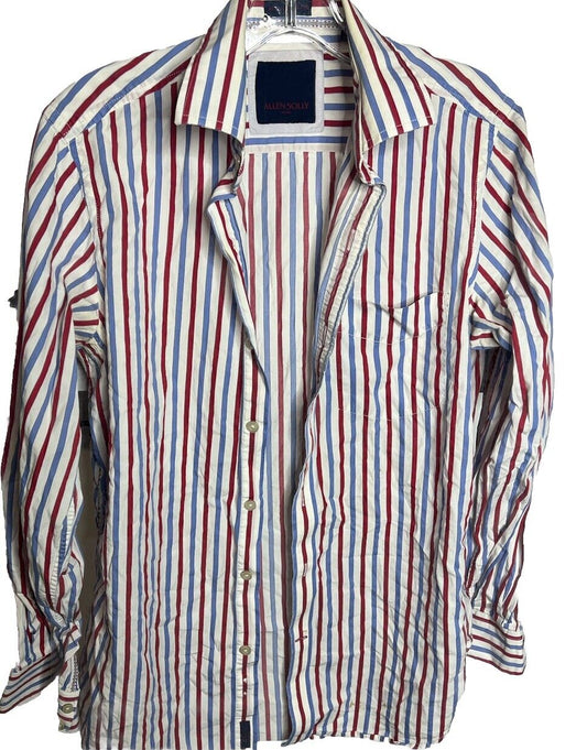 Allen Solly Shirt Mens Large Size 40Long Sleeve Button Up