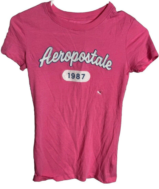 Aeropostale Classic Crew Women’s  Short Sleeve Crew Neck T-Shirt Size XS