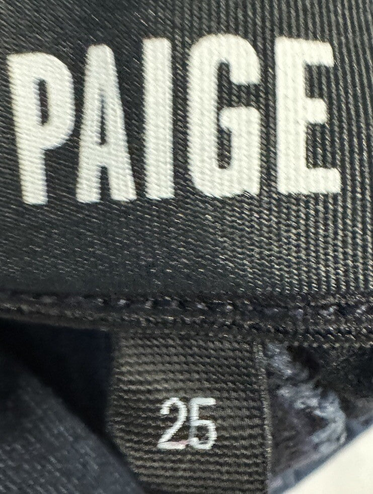 Paige Jeans Womens 26 Blue  Straight Stretch Medium Denim