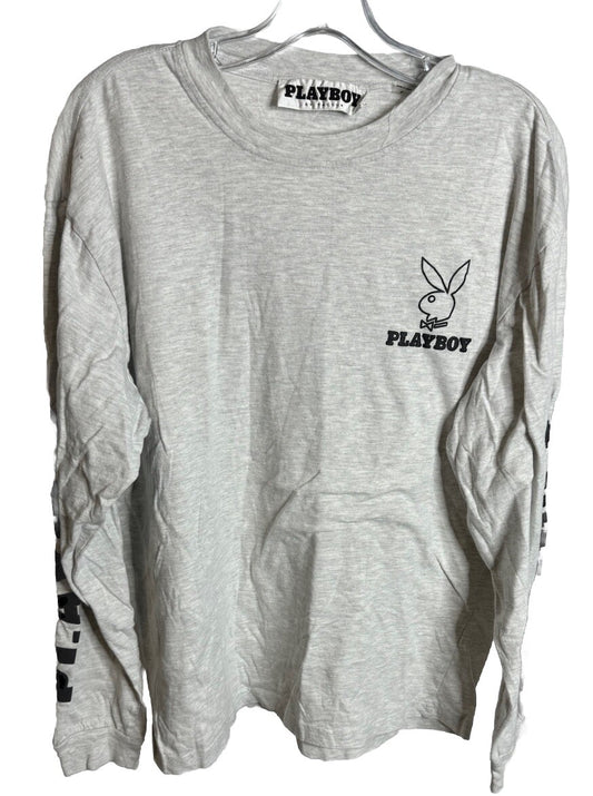 Playboy Play Boy By Pacsun  Graphic Crewneck Sweater Pockets Large