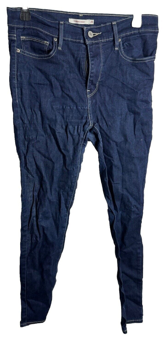 Levis Jeans Womens Size 29 Mid Rise Skinny Blue