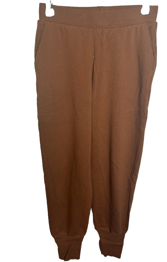 Zara Basic Womens Pants Pink Size Medium Sweatpants Cotton