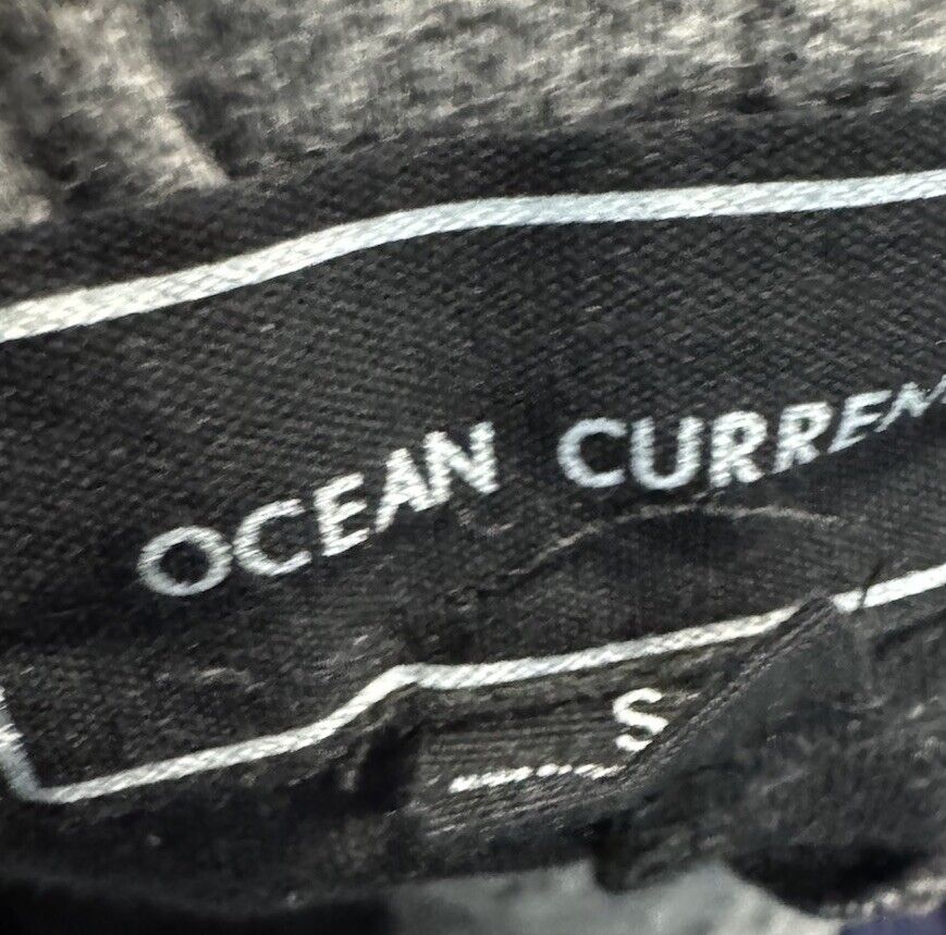 Ocean Current Men's Size S Gray Stretch Waist Canvas Pants