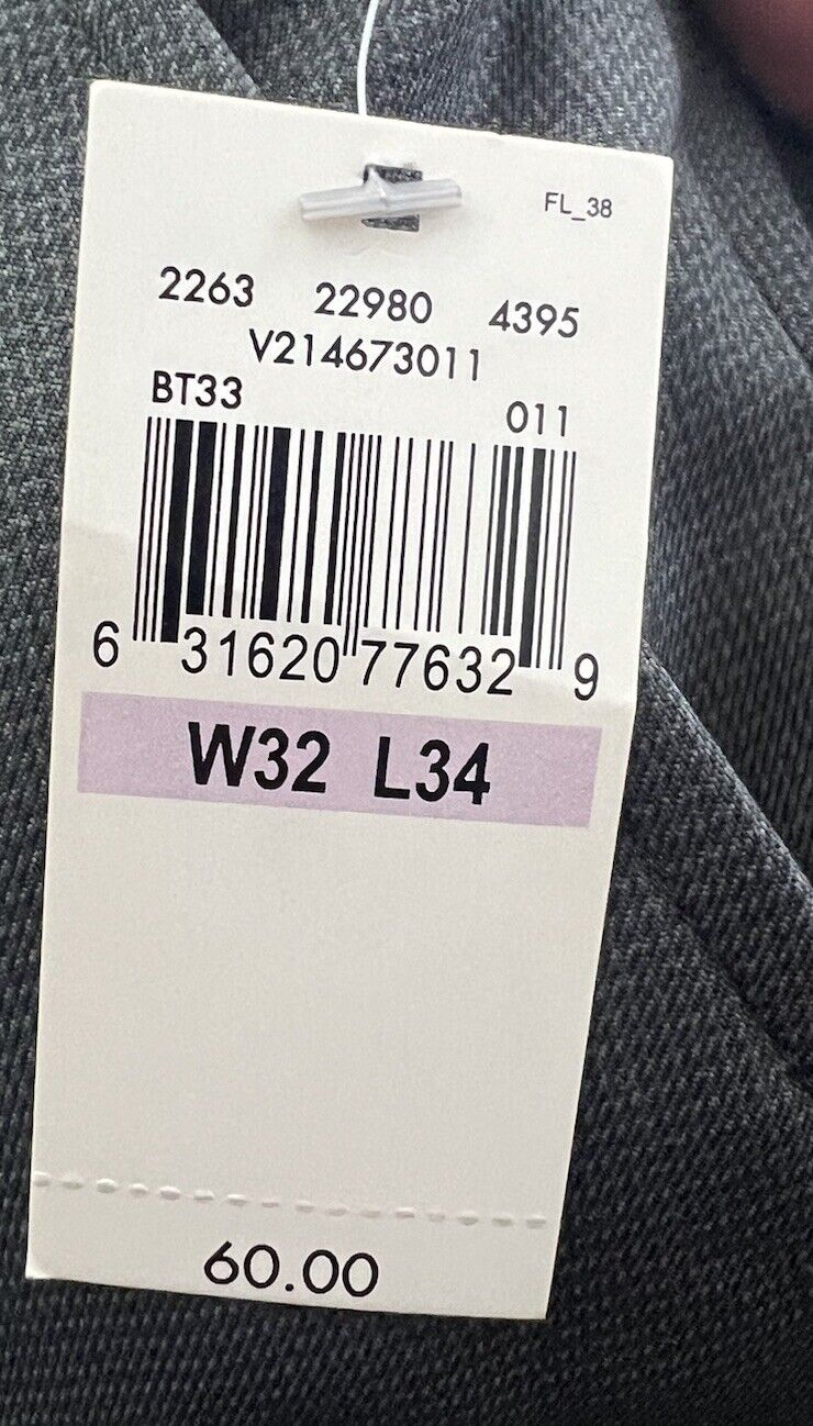 Van Heusan Traveler Dress Pants Mens 32x32 Lightweight Polyester