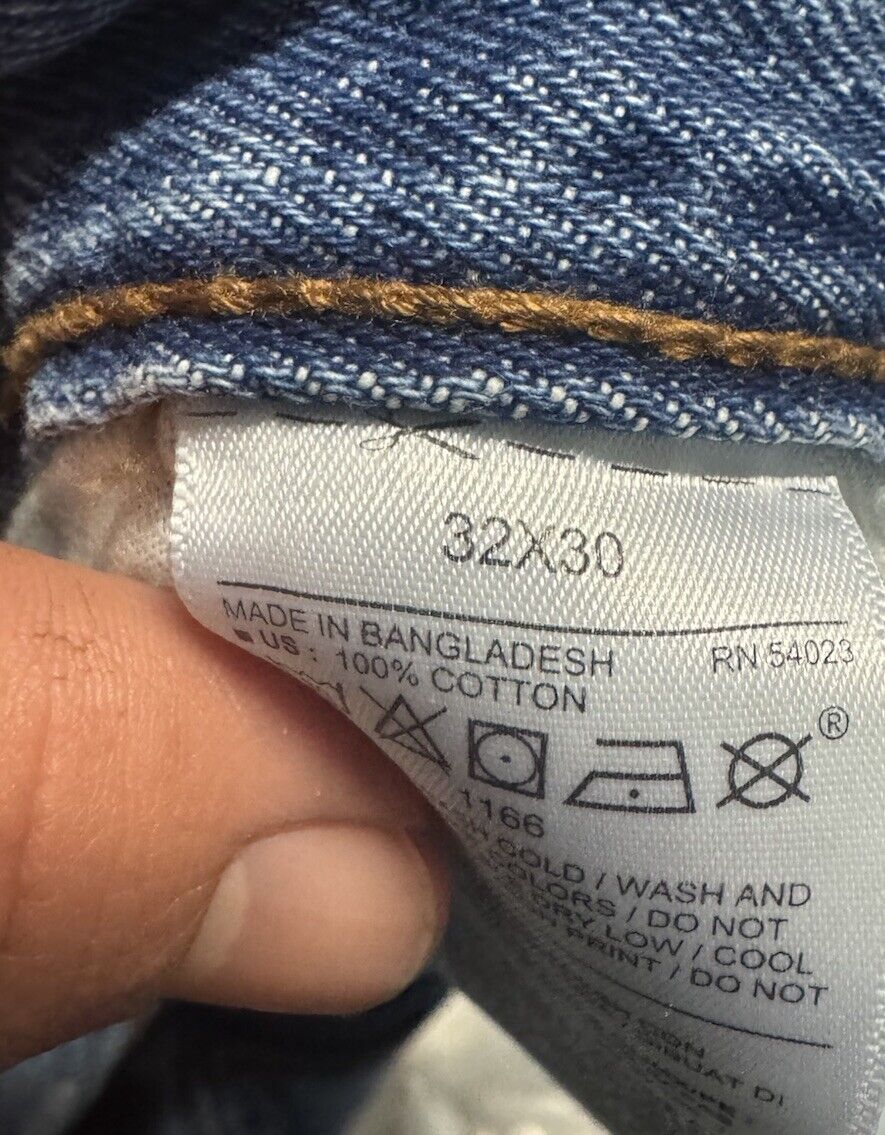 Old Navy Jeans Mens Size 32x30 Blue Regular Straight Rigid Denim Pants