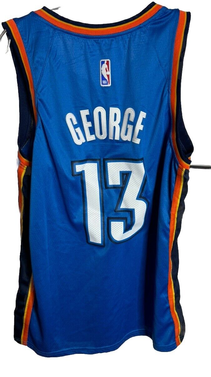 Nike Oklahoma City Thunder Paul George Swingman OKC City Edition Jersey 48