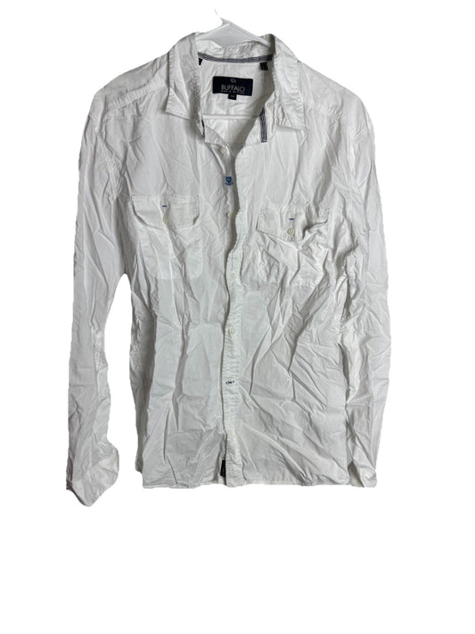 Buffalo David Bitton long sleeve button up sarcasm Shirt Men's Large