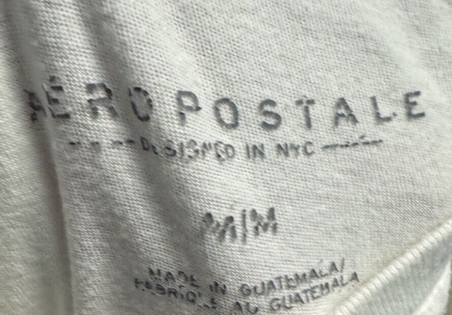 Aeropostale NY Athletic Short Sleeve Tee Men's Size Medium Y2K