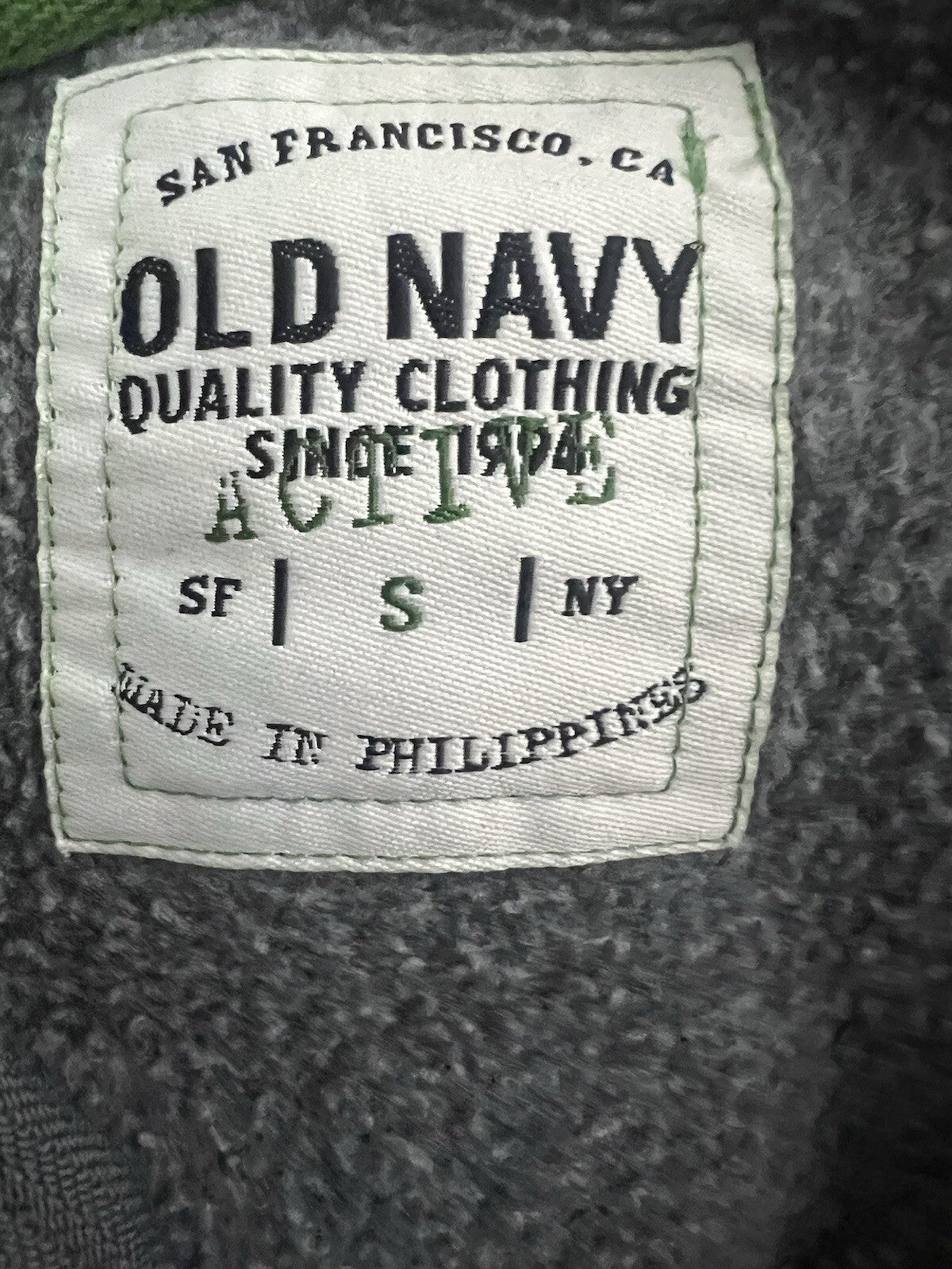 Old Navy Zip Up Hoodie Mens Size Small