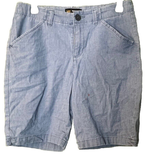 Women's Lee Shorts Sz 6 Medium Stretch Comfort Pockets Walks