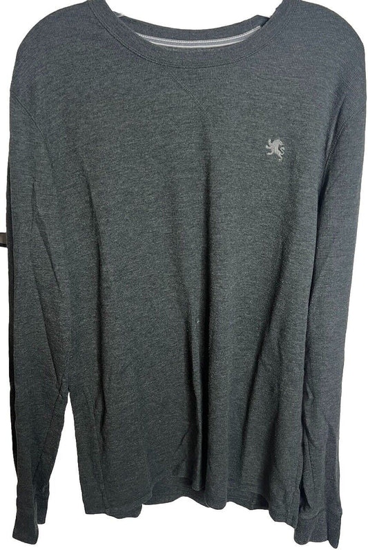Express Waffle Knit Shirt Long Sleeve Mens Size XL