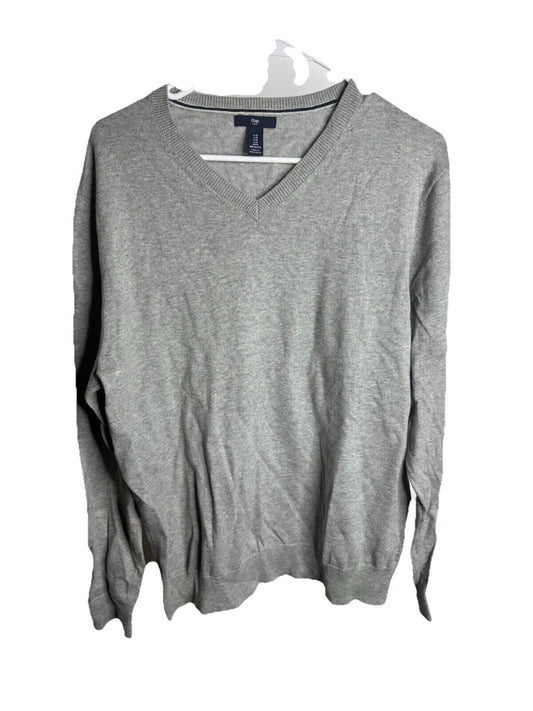 Gap Sweater Mens Medium V Neck Pullover Long Sleeve Cotton Preppy