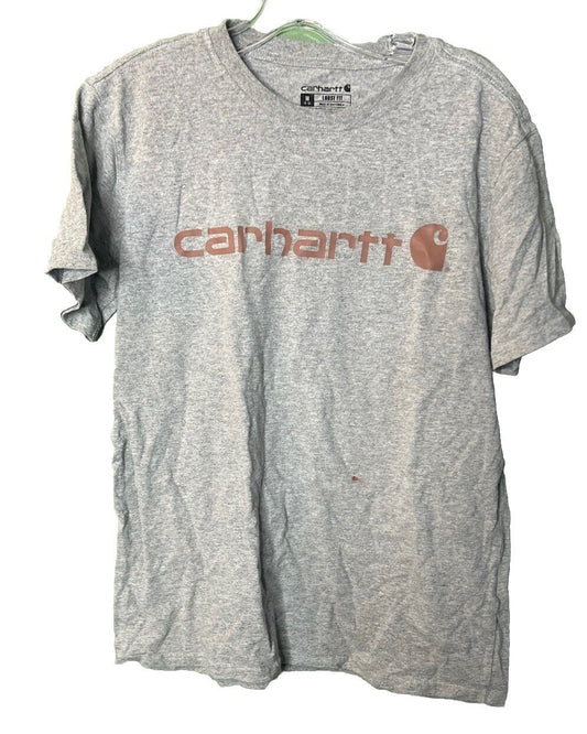 Carhartt Shirt Mens Medium (8-10) Gray Relaxed Fit Tee