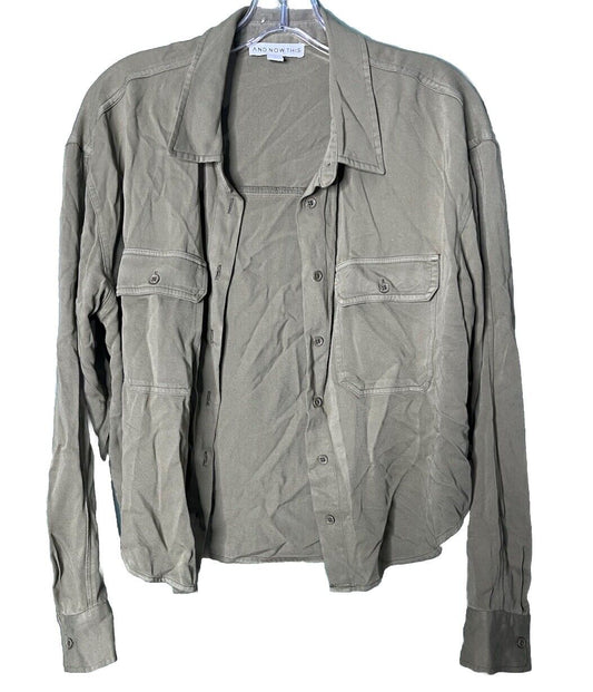 And Now This Button Down Shirt Size Medium