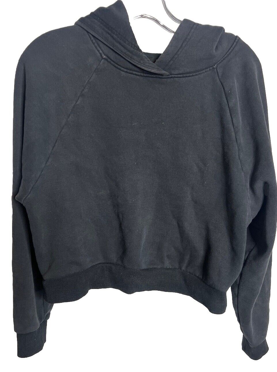 Forever 21 Ribbed Crop Hoodie Medium