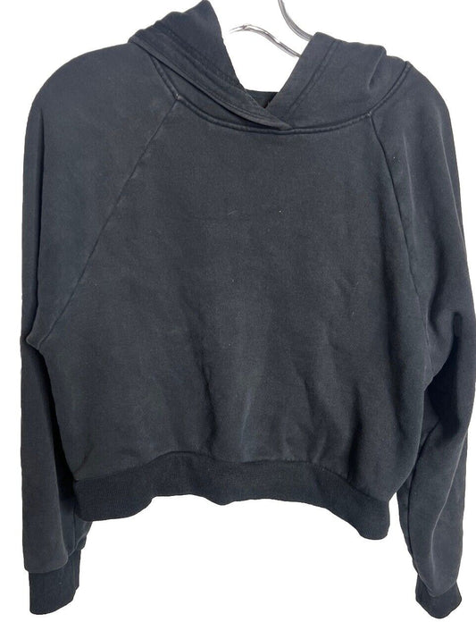 Forever 21 Ribbed Crop Hoodie Medium