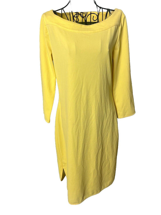 Banana Republic Womens Sz M Dress Bright Yellow/ Brand New Make An Offer