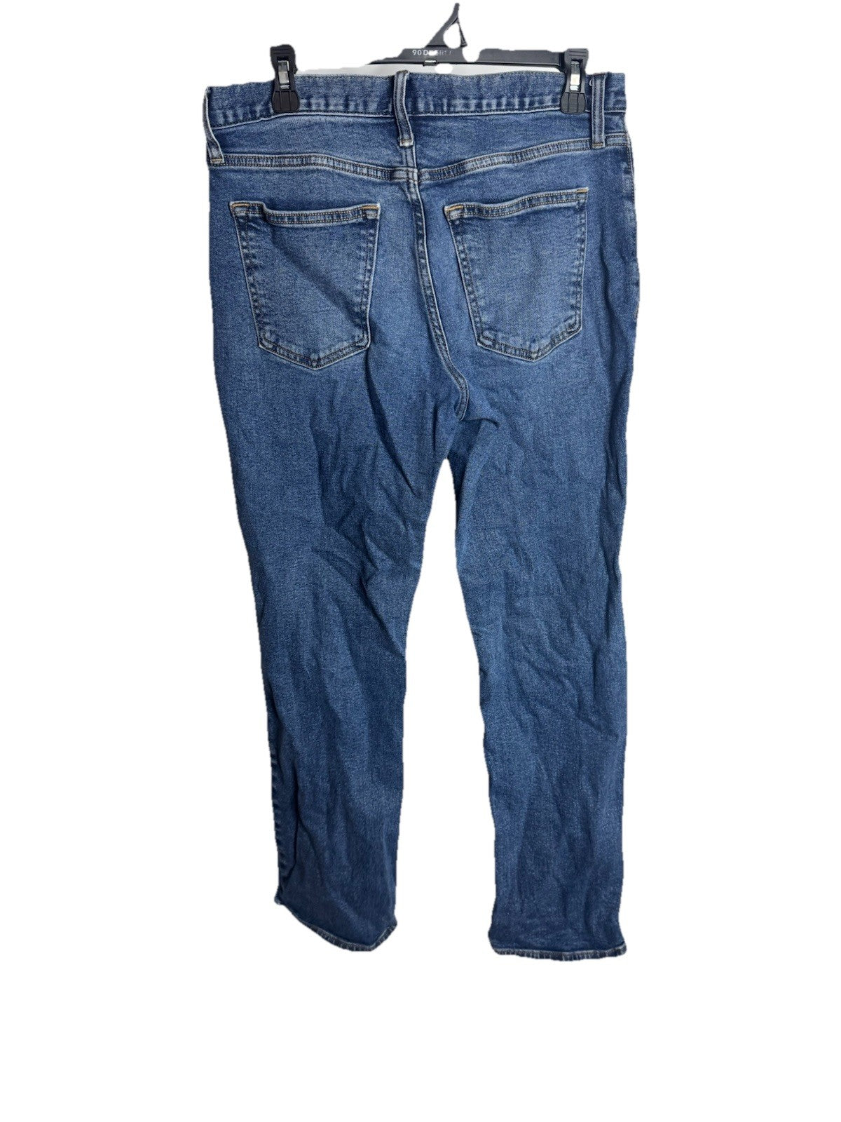 Old Navy Jeans Mens 32x32 Blue Straight Leg Distressed Denim