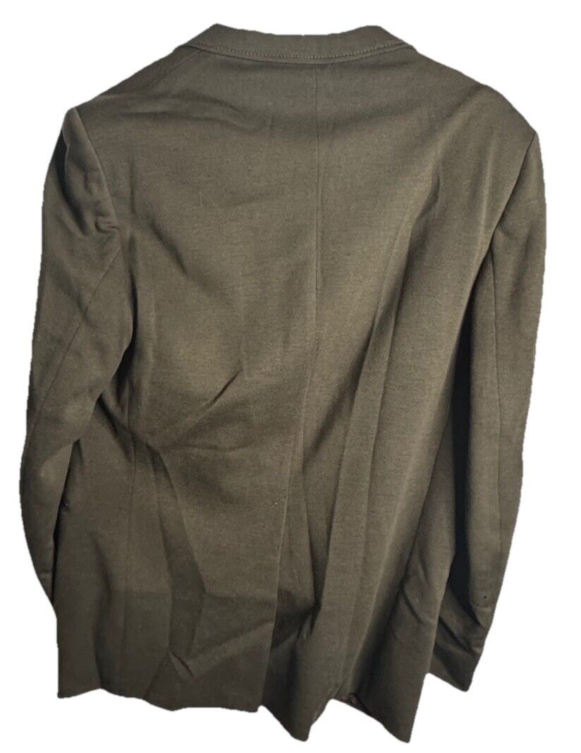 John Alexander Blazer Men's 38 Brown Solid Wool Three Button Cashmere