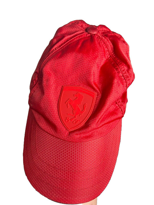 PUMA Scuderia Ferrari Red Motorsport Cap Unisex Adjustable Strapback