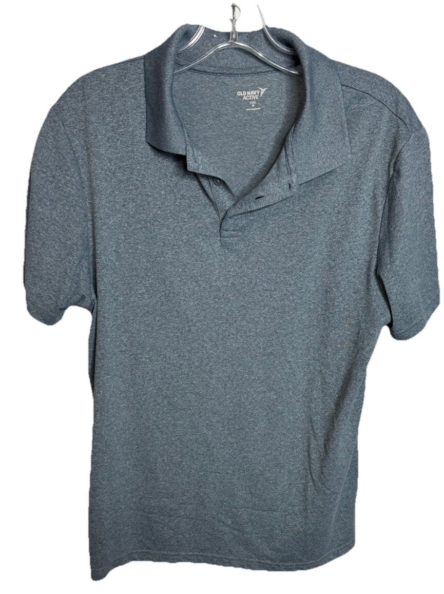 Old Navy Polo Shirt Men’s Medium Short Sleeve Collared Top Built In Flex