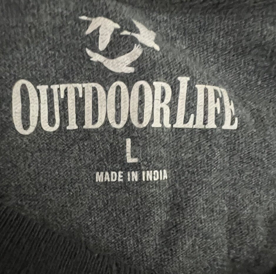 Outdoor Life Long Sleeve T-Shirt Mens Size Large