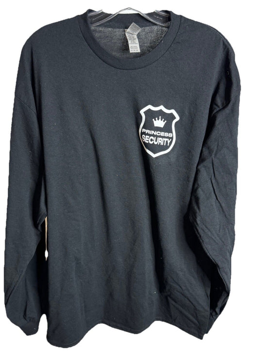 Princess Security Squad Birthday Unisex T-Shirt Long Sleeve Size XL