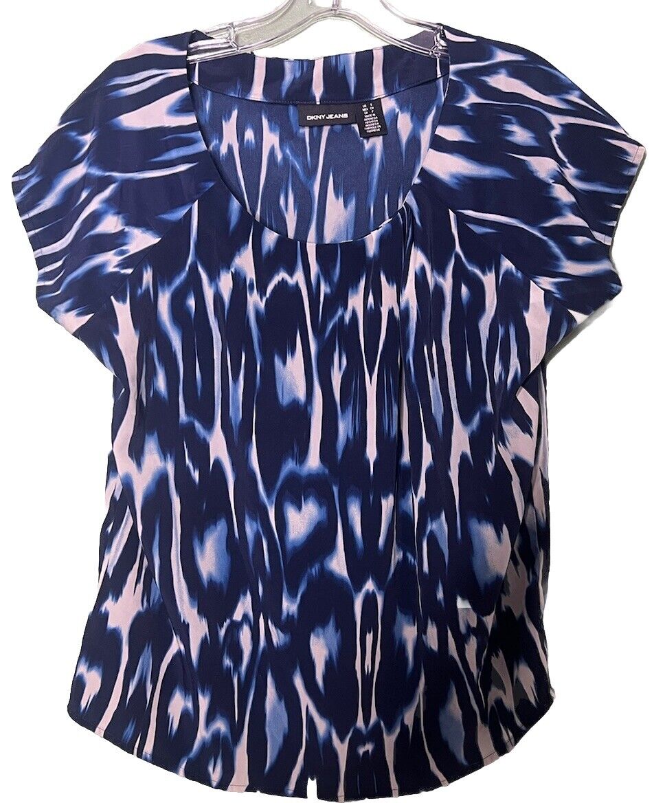 DKNY Woman's Short Sleeve Top Size Small