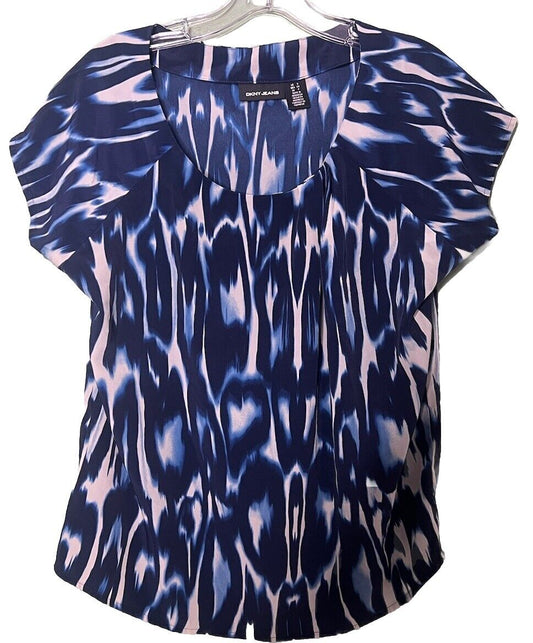 DKNY Woman's Short Sleeve Top Size Small