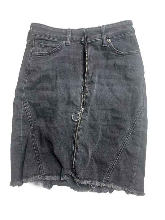 Denim Mini Skirt Black Size 0 Women’s