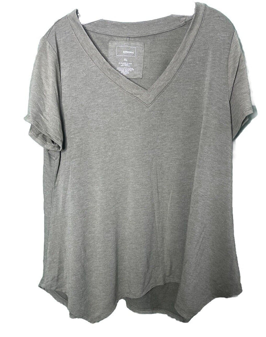 Sonoma Goods for Life V Neck Short Sleeve T-Shirt XL