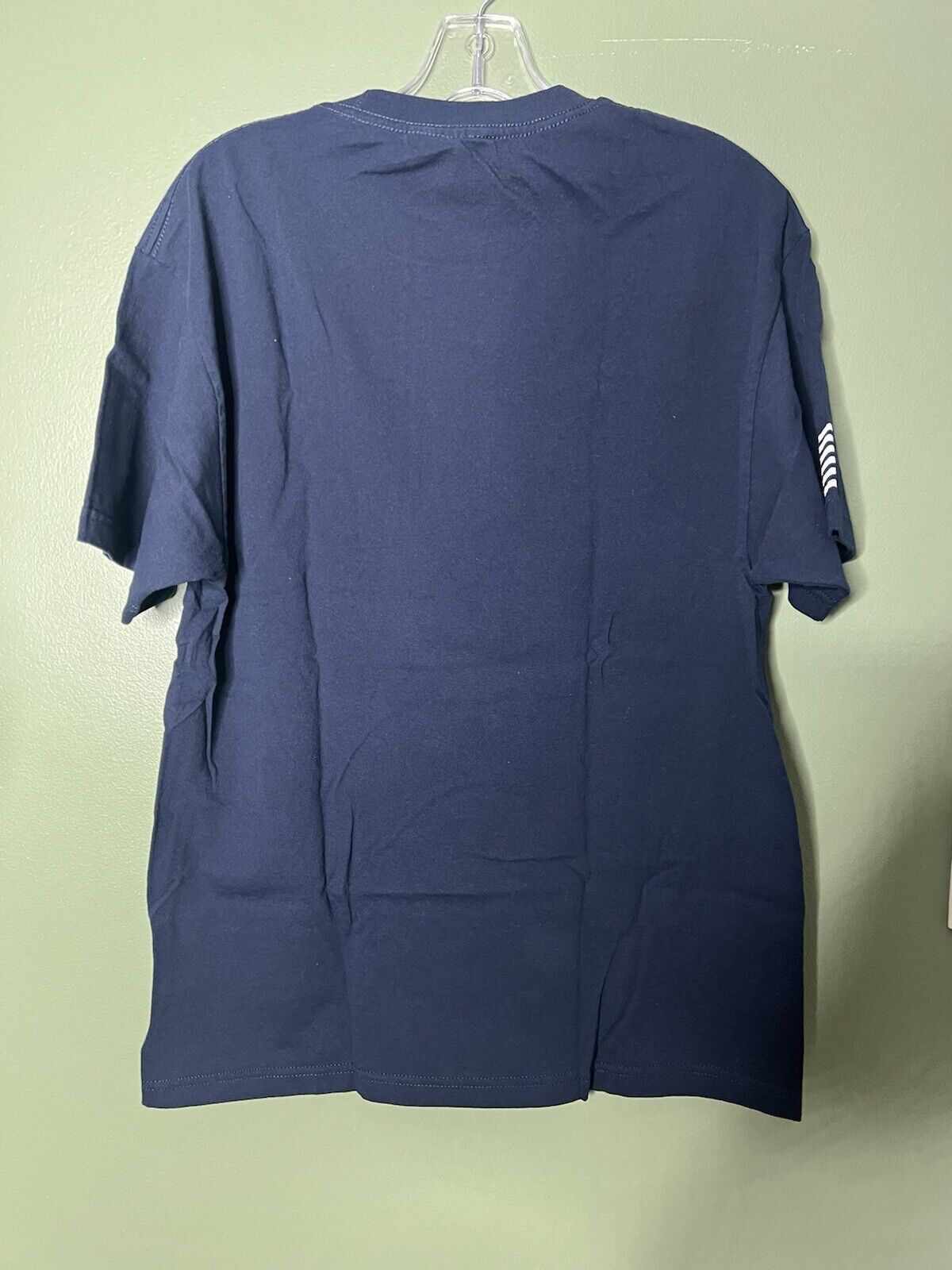 Chive Tees Keep Calm And Chive On T-Shirt Short Sleeve Dark Blue Mens Size L
