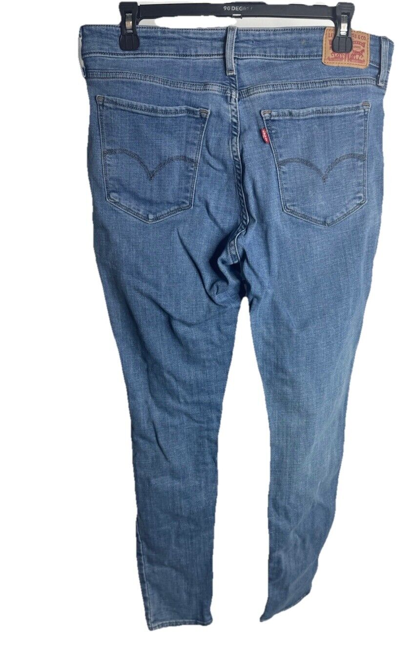 Levi's 711 Women's Jeans Size 31 Skinny Blue Denim Mid-Rise