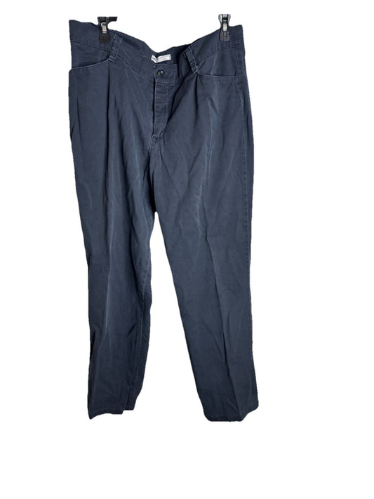 Lee Women Jeans 16 Long Cotton Blend Mid Rise Straight Relaxed Fit