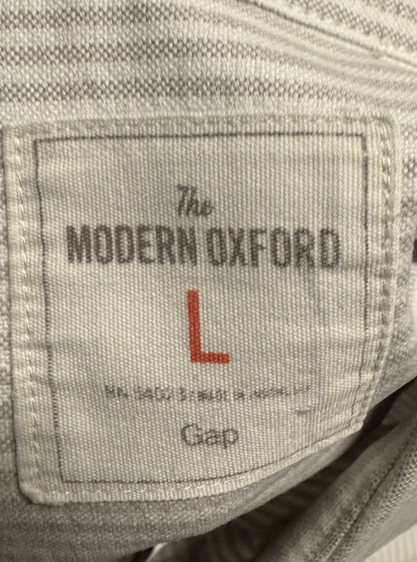 Gap The Modern Oxford Long Sleeve Button Up Casual Men’s Size Large