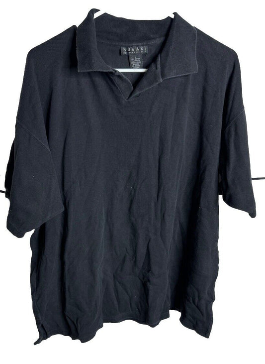 Mens Bogari Designed in Italy Polo Shirt  Size Large Cotton