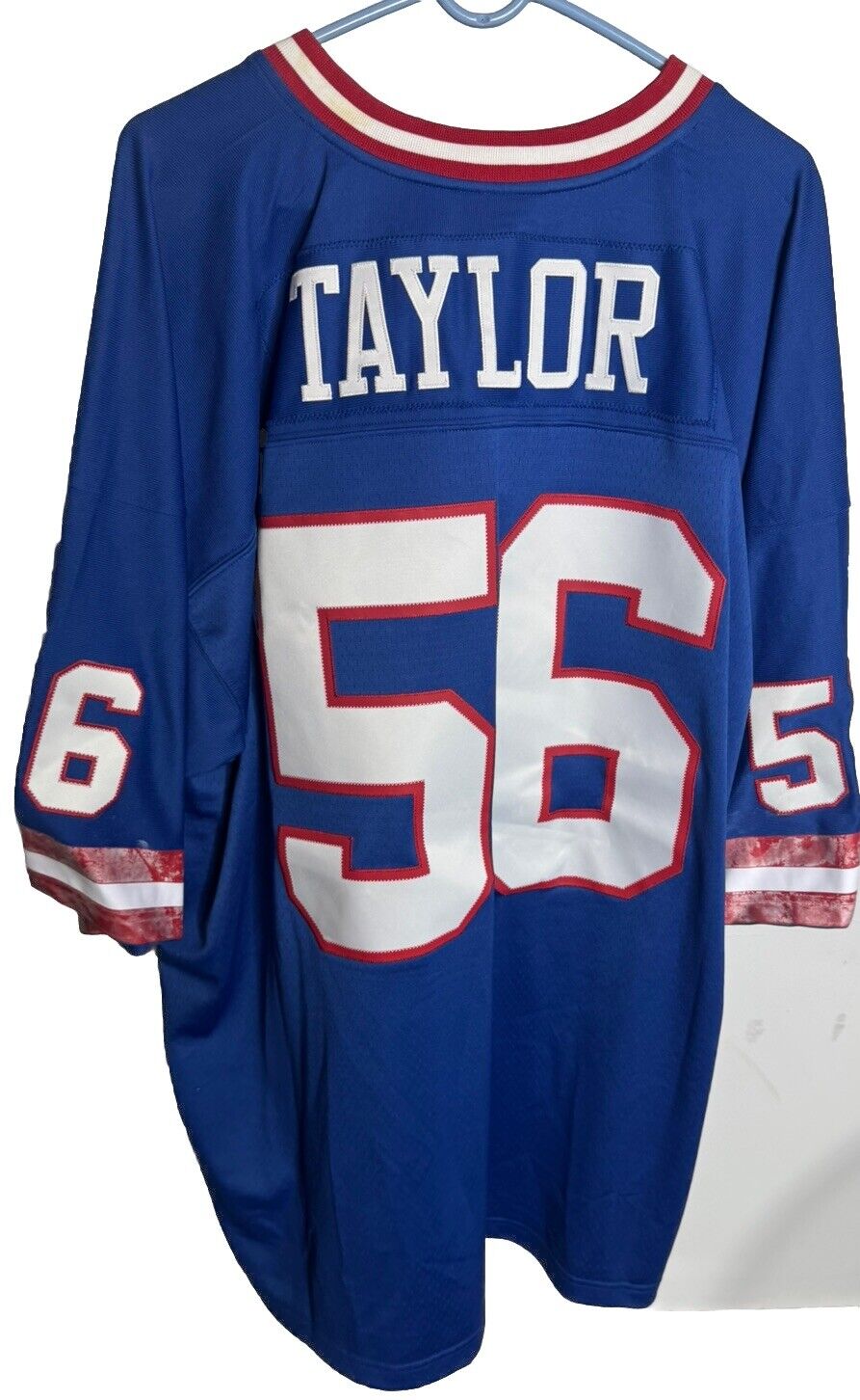 Lawrence Taylor New York Giants #56 Mitchell Ness Throwback Jersey Size 3XL