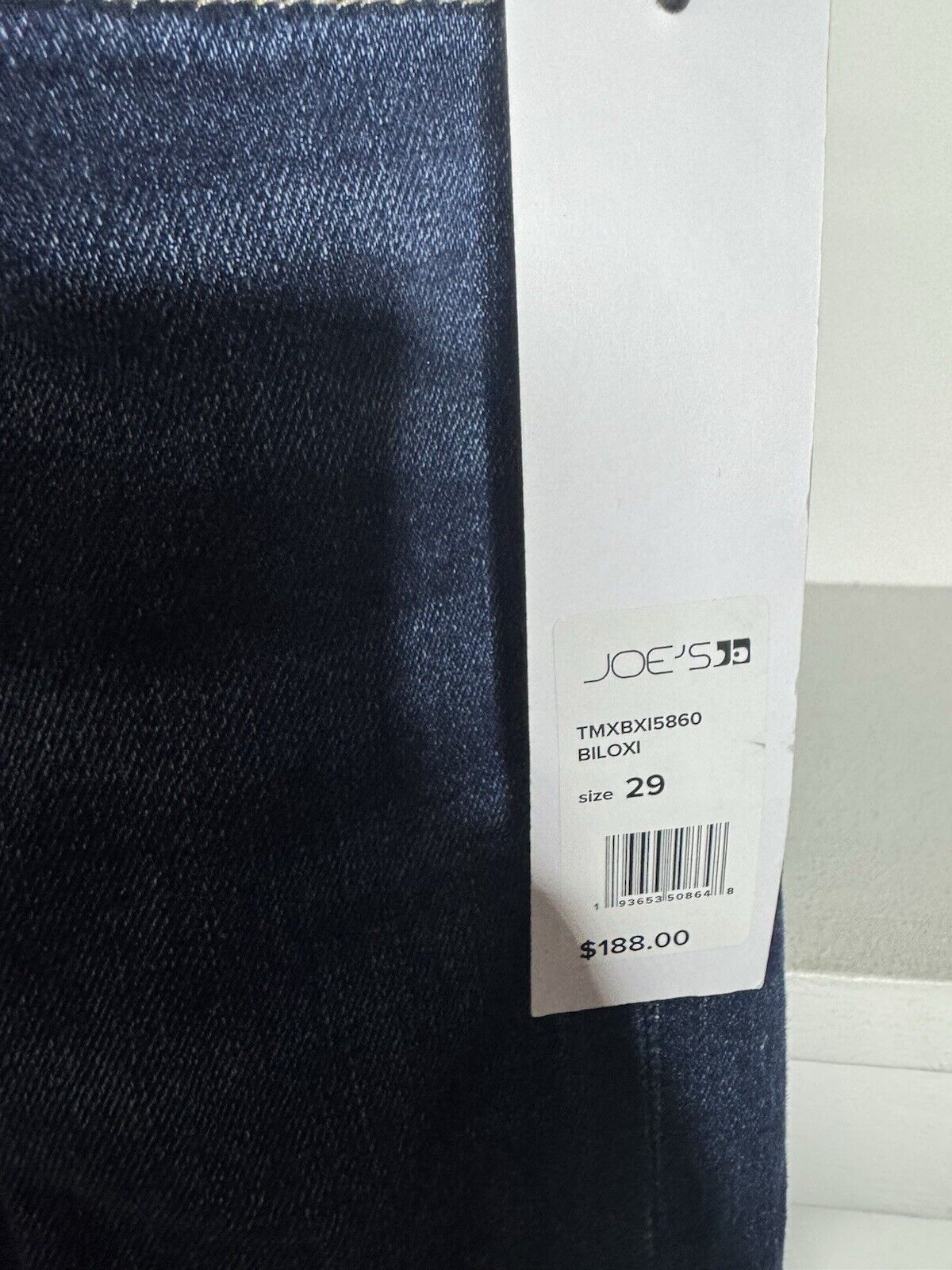 Joe's Jeans Women's 29 The Scout Mid Rise Slim Boyfriend Button Fly Distressed