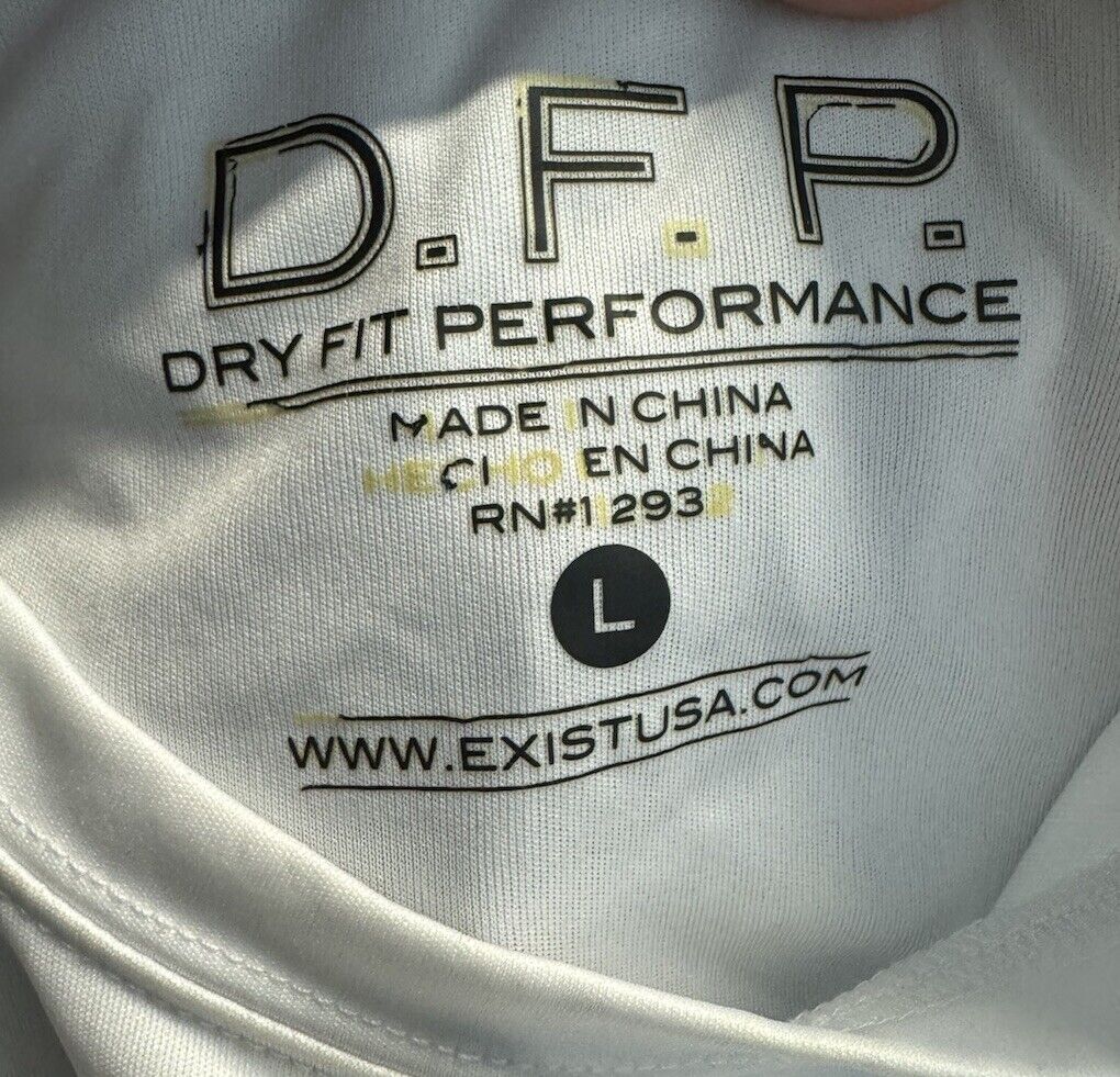 Mens Long Sleeve Dri-Fit Cooling Performance Size Large