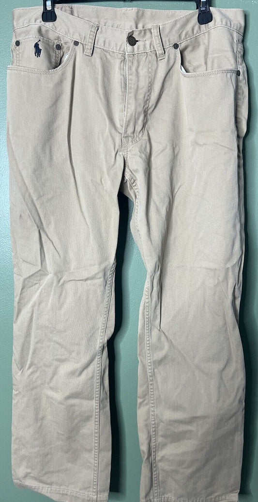 ralph Lauren polo pants men's 34x30 beige