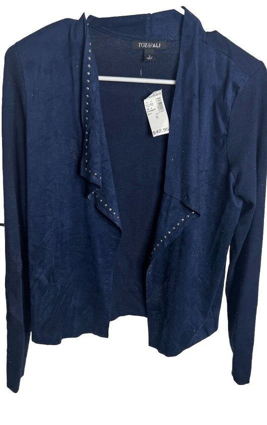 Roz & Ali Women's  Open Front Cardigan Sweater Size S