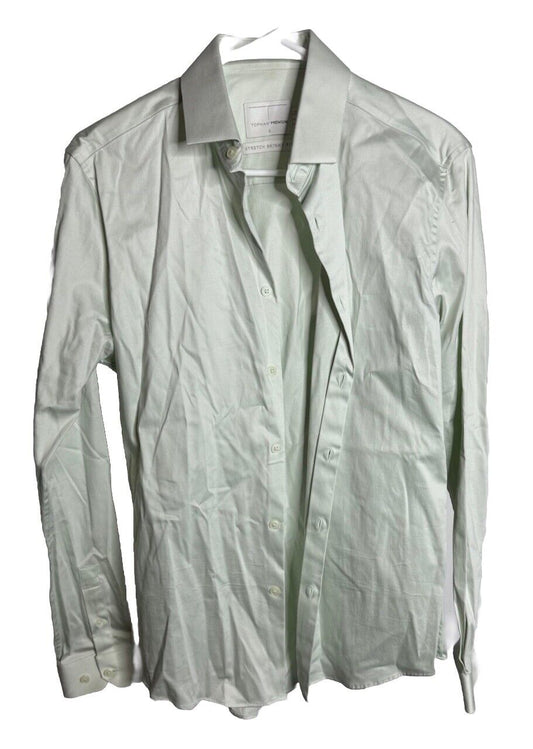 Topman Shirt Mens Small Long Sleeve Check Button Up Casual